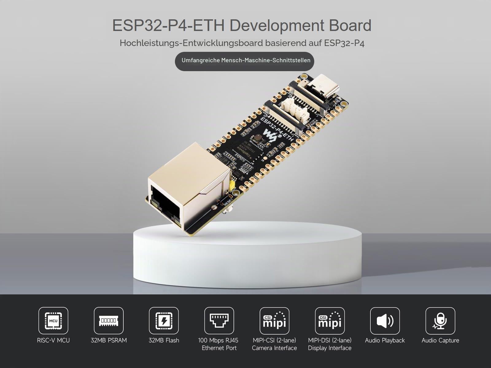waveshare-esp32-p4-eth-entwicklungsboard-mit-100m-rj45-ethernet-poe-und-usb-otg- image 2