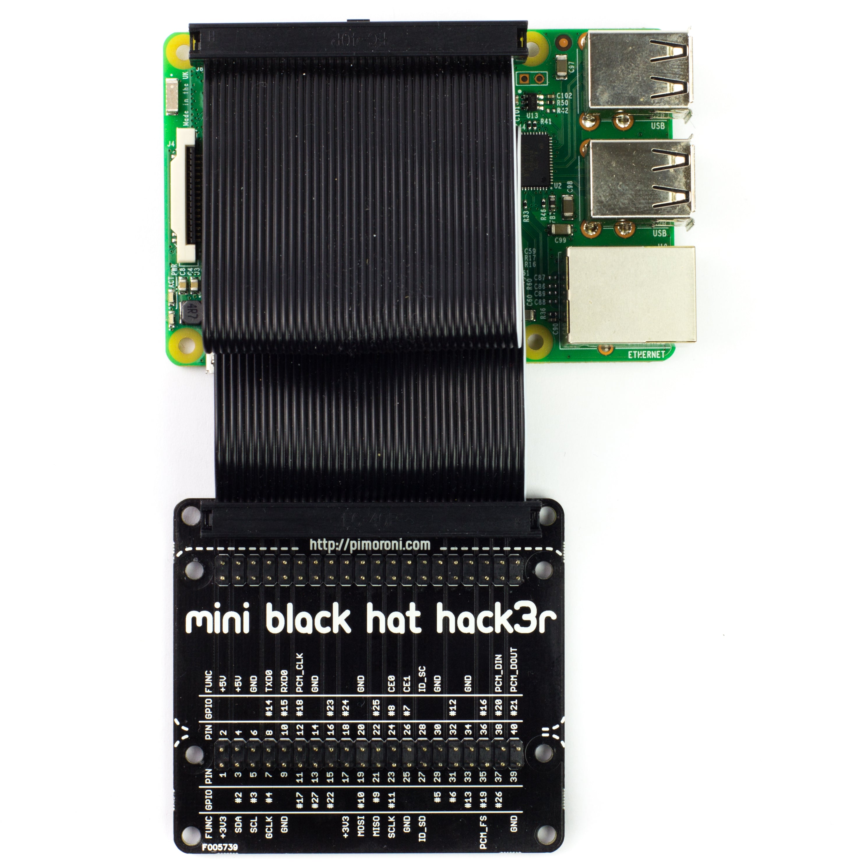 pimoroni-mini-black-hat-hack3r-gpio-debug-board-f-r-raspberry-pi-hat-phat image 6