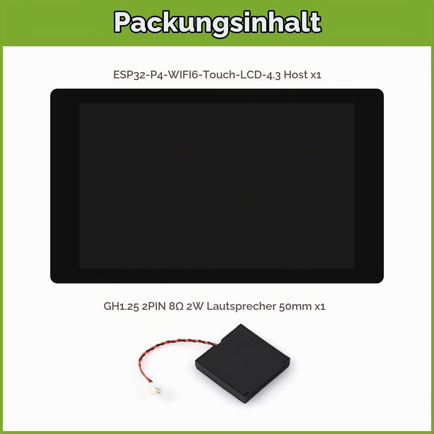 waveshare-esp32-p4-wifi6-4-3-zoll-entwicklungsboard-480x800-5-punkt-touch-audio- image 2