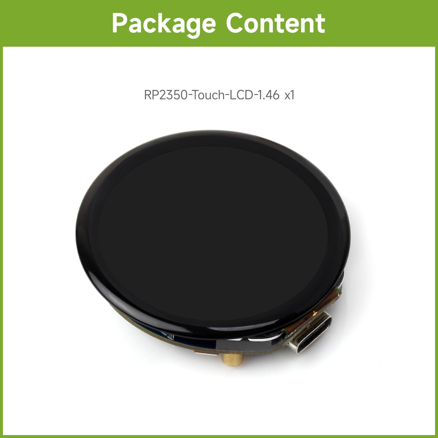 waveshare-rp2350-1-46-zoll-touch-round-display-entwicklungsboard-480x480-ips-kap image 2