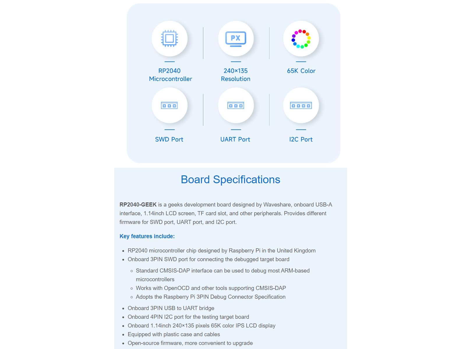 waveshare-rp2040-geek-entwicklungsboard-mit-1-14-zoll-lcd-240x135-und-swd-debugg image 6