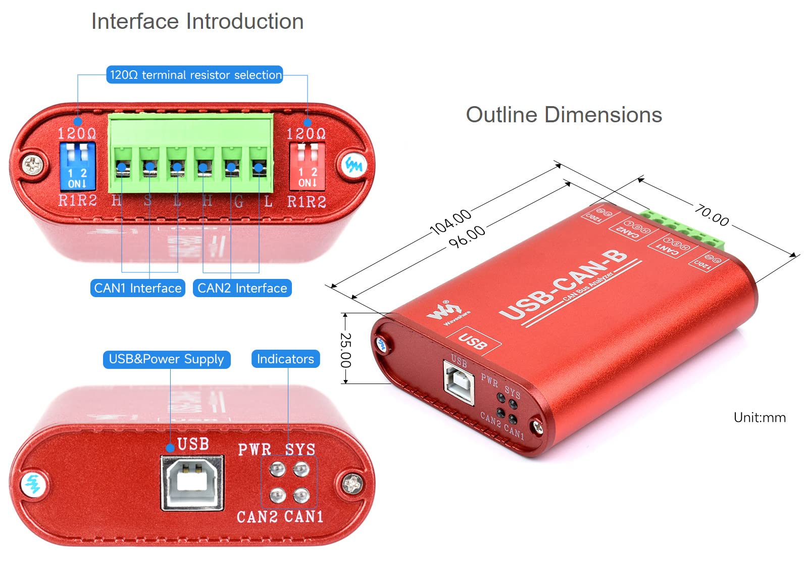 waveshare-usb-can-b-usb-zu-can-adapter-dual-channel-can-analyser image 8