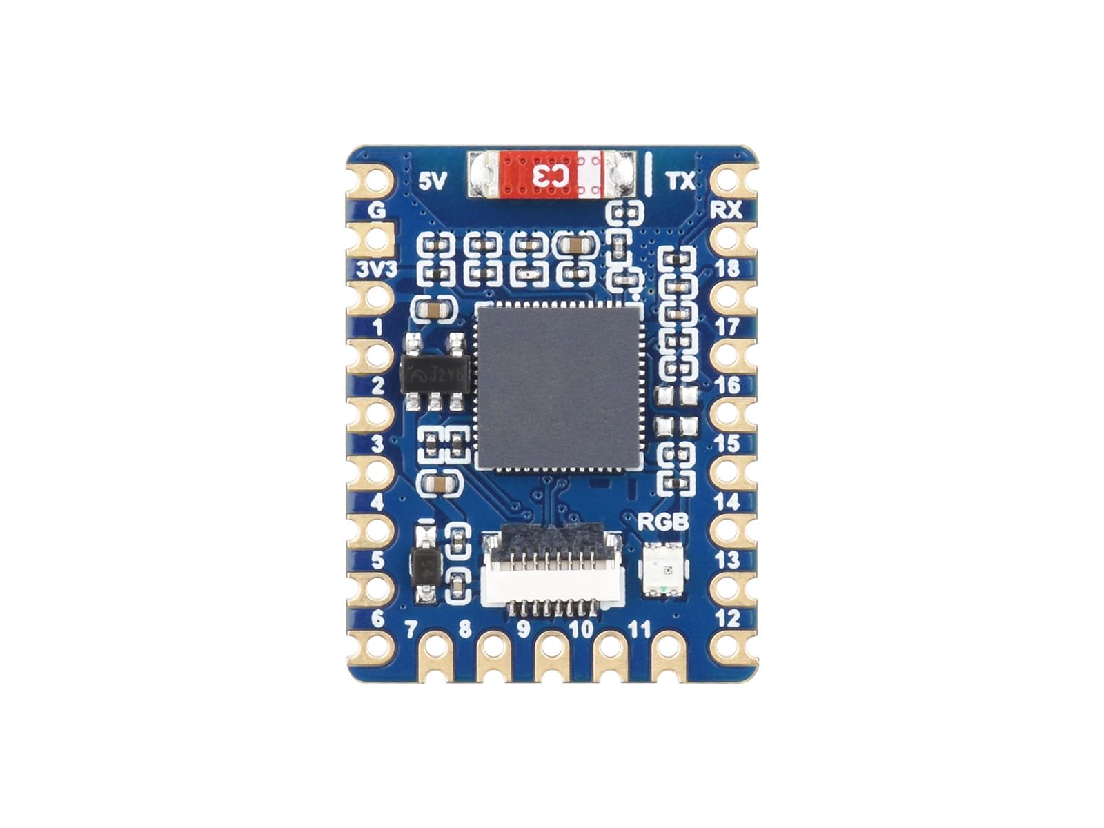 waveshare-esp32-s3-mini-entwicklungsboard-esp32-s3fh4r2-8mb-flash-8mb-psram-nur- image 1