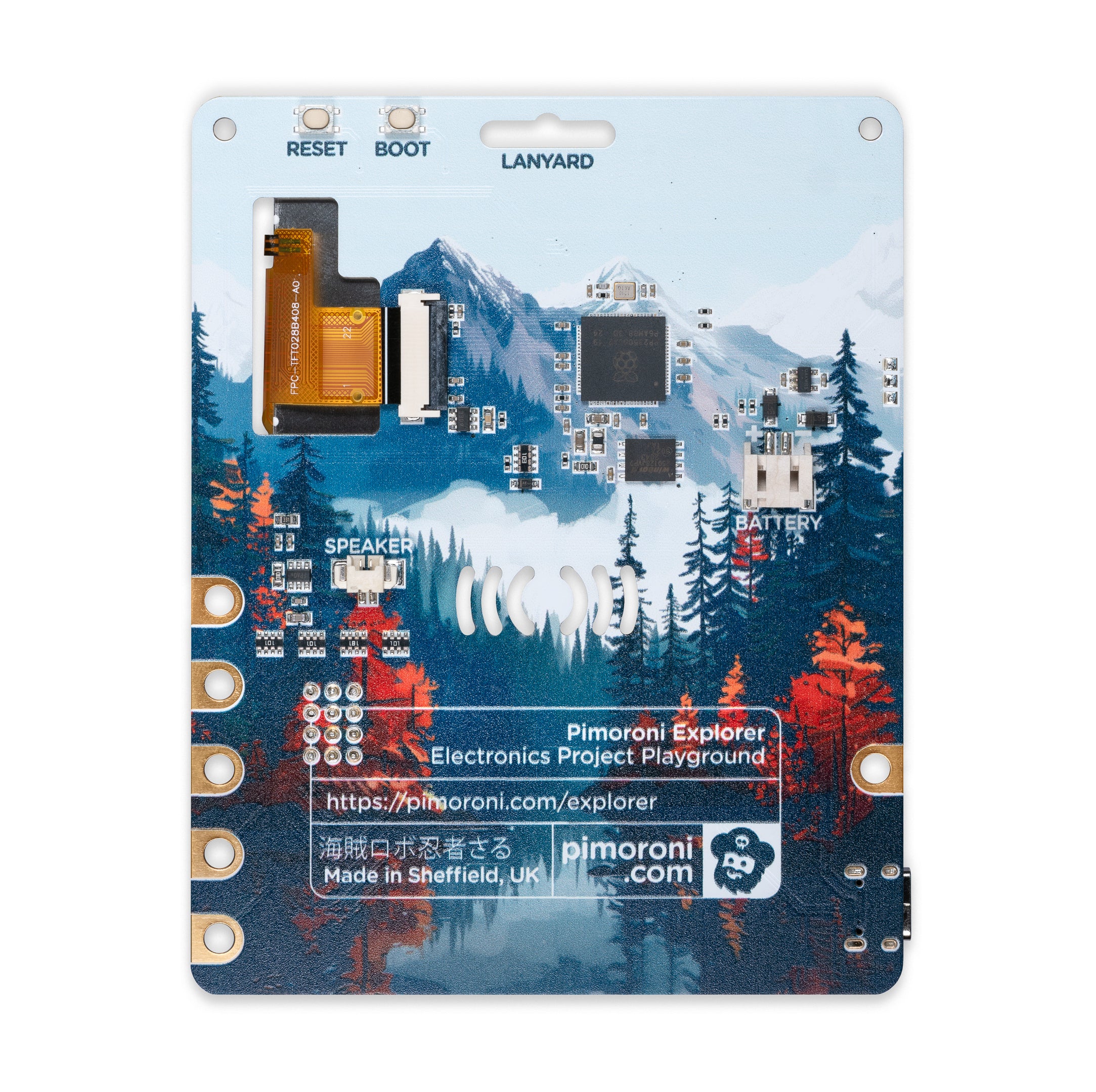 pimoroni-explorer-mit-rp2350-entwicklungsboard-mit-2-8-lcd-lautsprecher-und-brea image 3