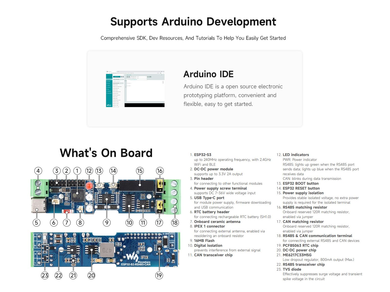 waveshare-industrielle-esp32-s3-steuerplatine-mit-rs485-und-can image 6