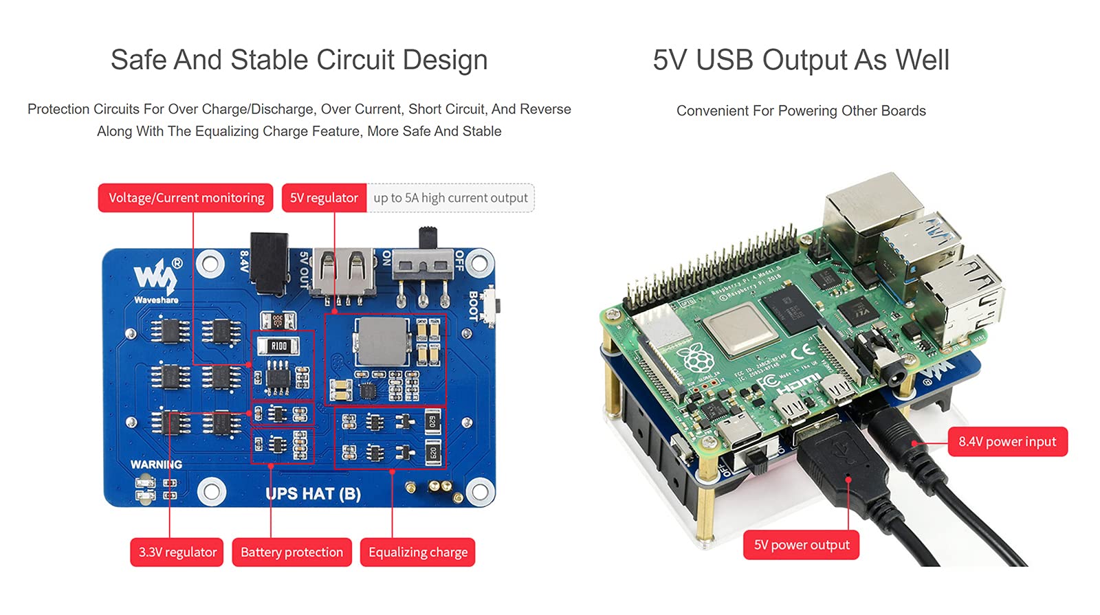 waveshare-ups-hat-5v-usv-modul-f-r-raspberry-pi-4b-3b-3b-bis-5a-pogo-pins-i2c image 5