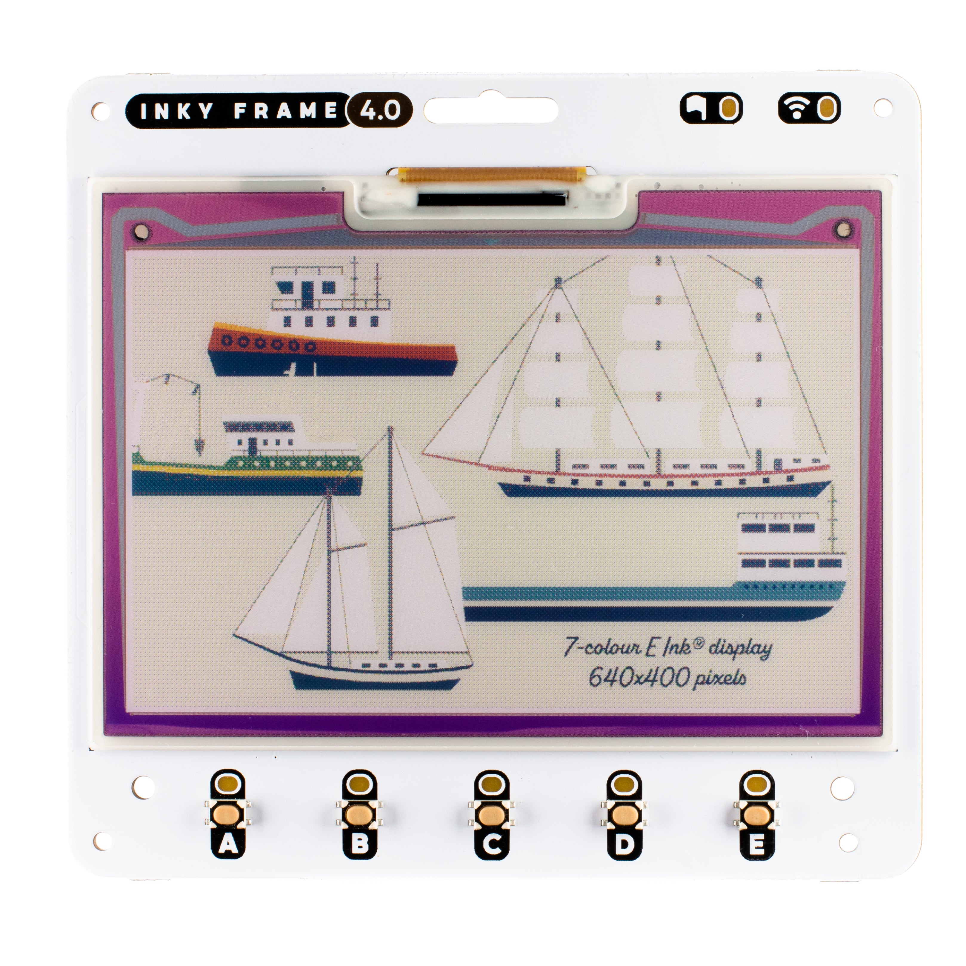 pimoroni-inky-frame-4-0-zoll-e-ink-bilderrahmen-mit-pico-w image 3