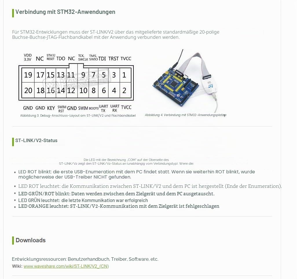 waveshare-st-link-v2-cn-usb-programmer-debugger-f-r-stm32-stm8 image 2