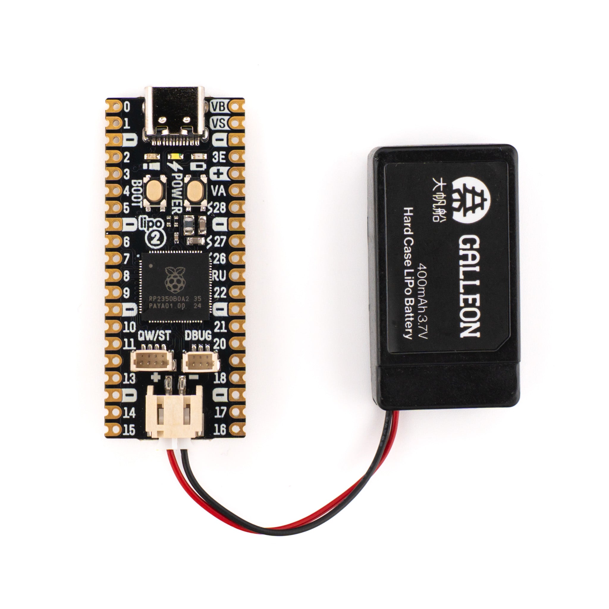 pimoroni-pico-lipo-2-rp2350-entwicklungsboard-mit-16mb-flash-8mb-psram-usb-c image 4