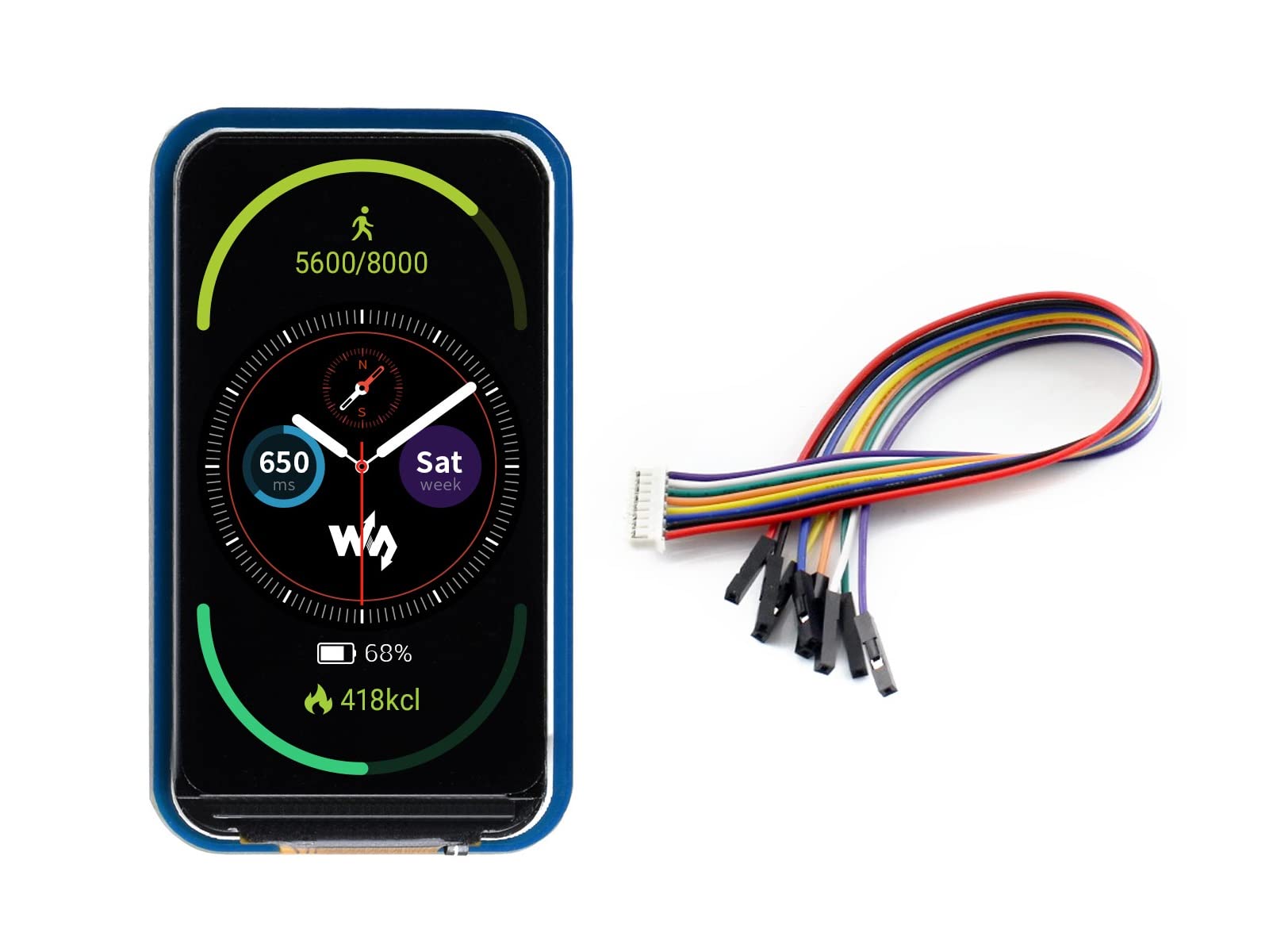 waveshare-1-47-zoll-lcd-display-modul-172x320-spi-tft-mit-st7789v3-f-r-raspberry image 1
