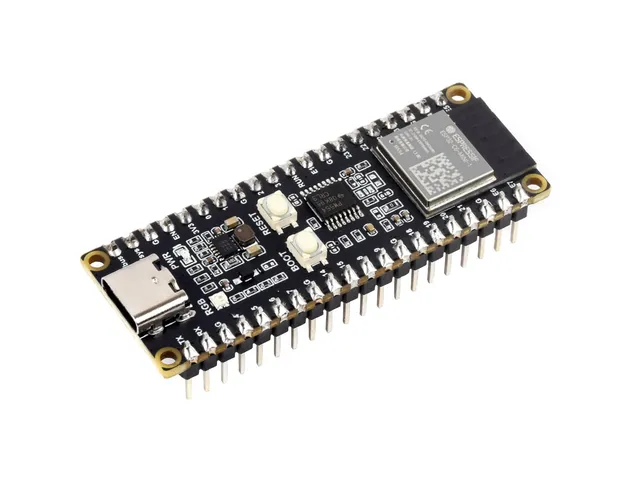waveshare-esp32-c6-pico-mikrocontroller-board-wifi-6-ble-5-zigbee-mit-pinheader image 1