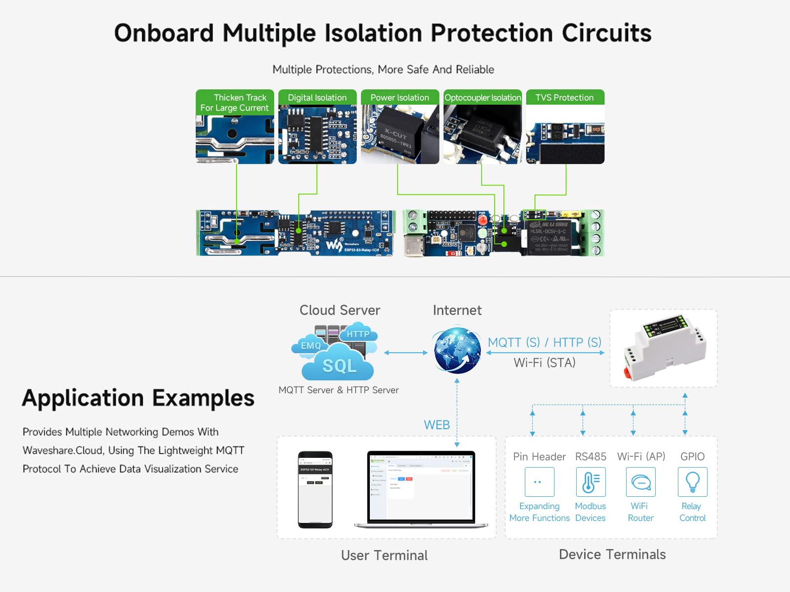 waveshare-1-kanal-esp32-s3-wifi-relais-modul-industriell-mit-rs485-und-10a-relai image 4