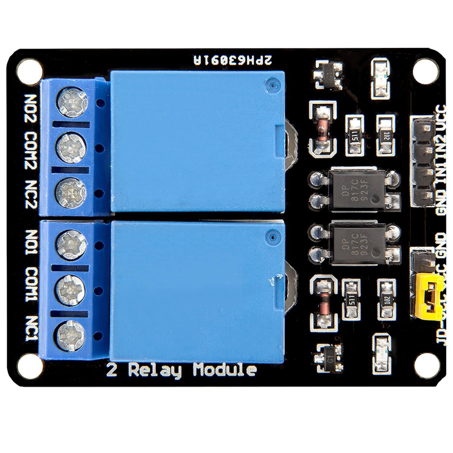 az-delivery-2-relais-modul-5v-mit-optokoppler-low-level-trigger image 2