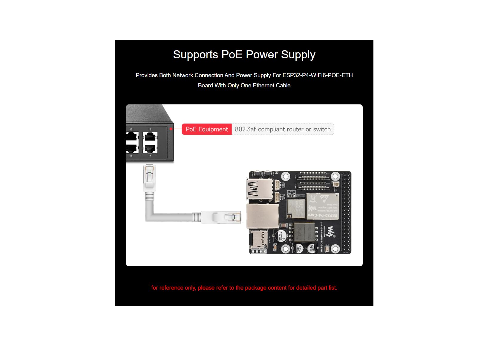 waveshare-esp32-p4-wifi6-poe-eth-entwicklungsboard-esp32-p4-esp32-c6-wi-fi-6-bt5 image 5
