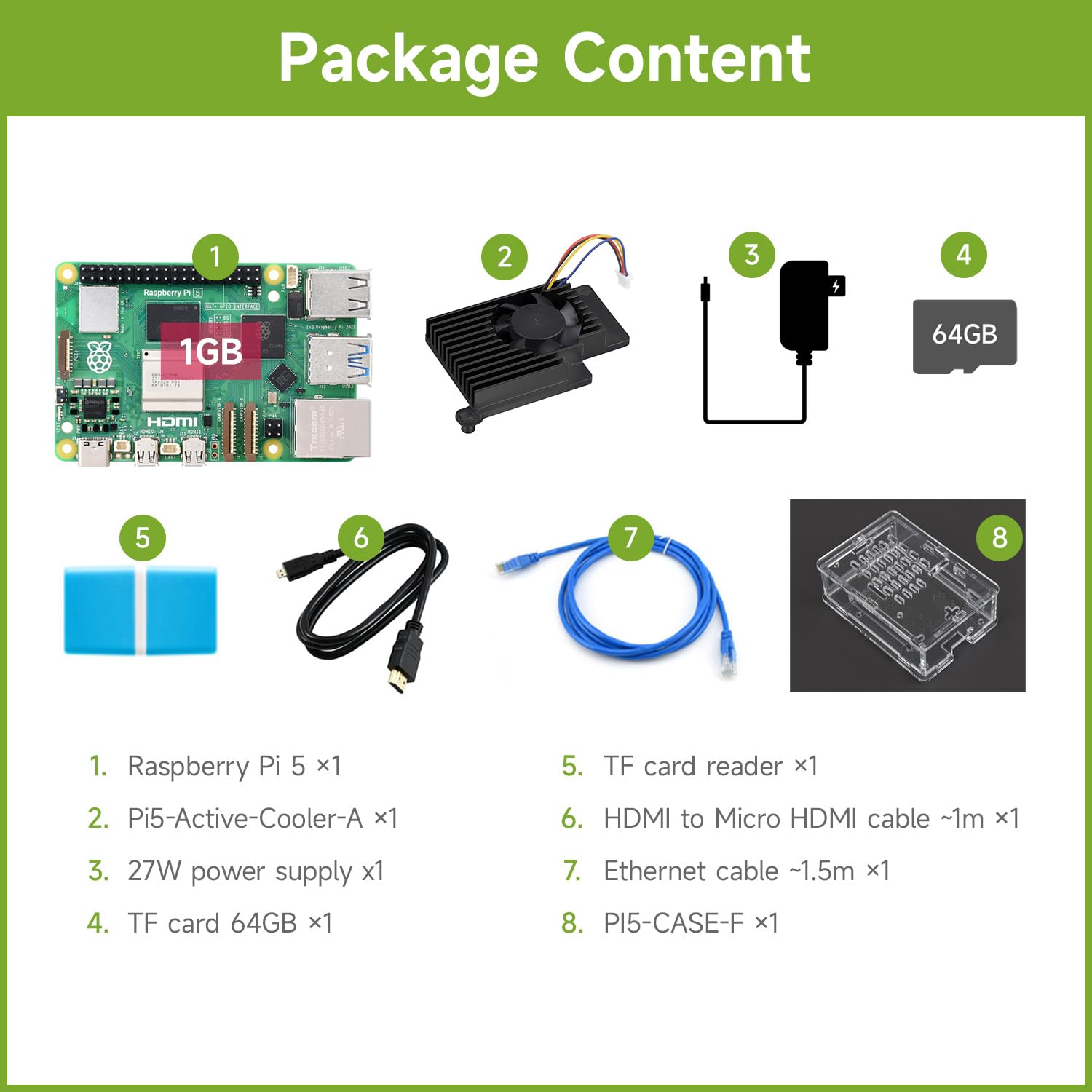 waveshare-rpi5-1gb-starter-kit-raspberry-pi-5-1gb-mit-zubeh-r image 2