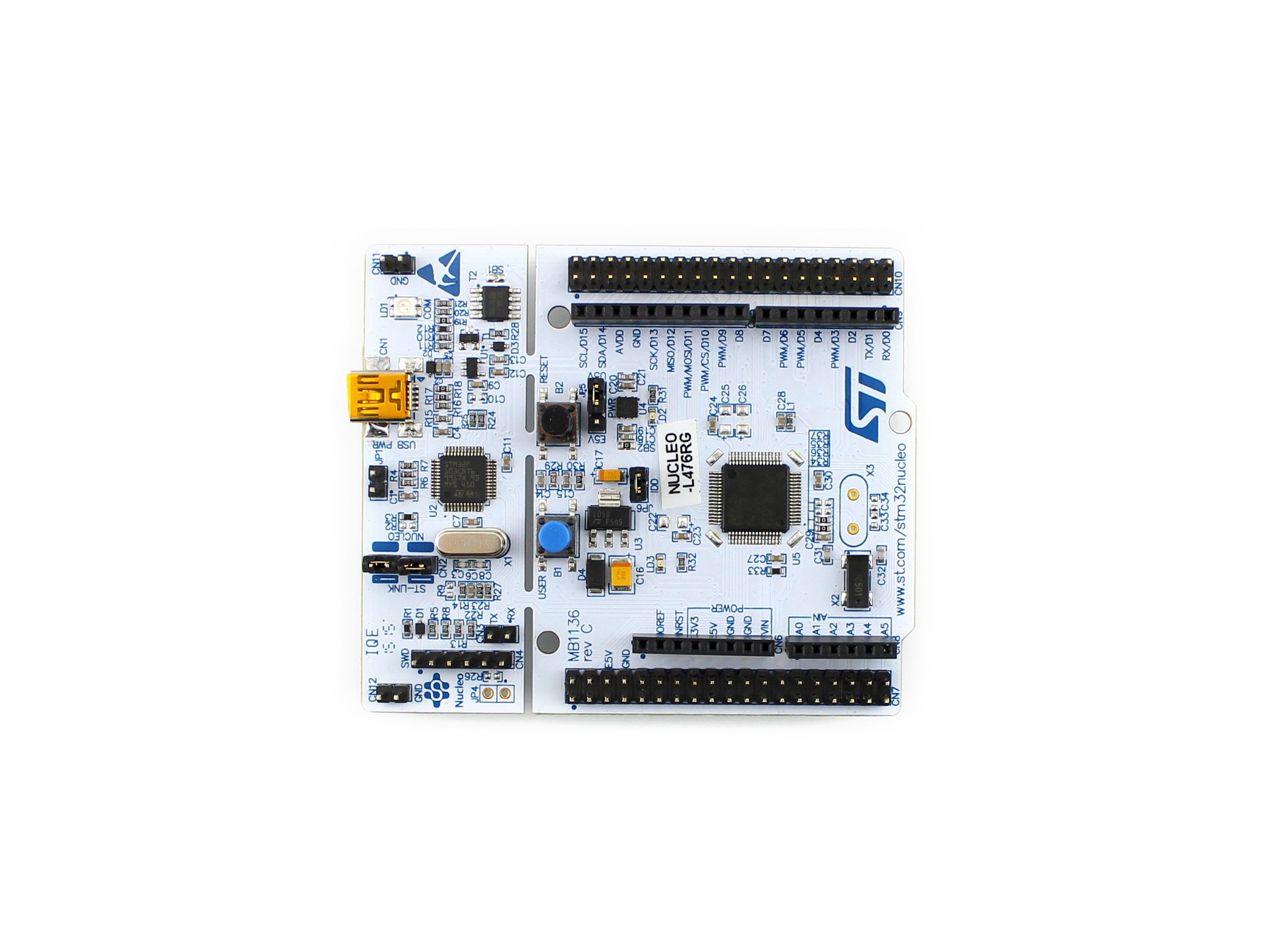 waveshare-nucleo-l476rg-stm32-nucleo-64-entwicklungsboard-stm32l476rgt6 image 2