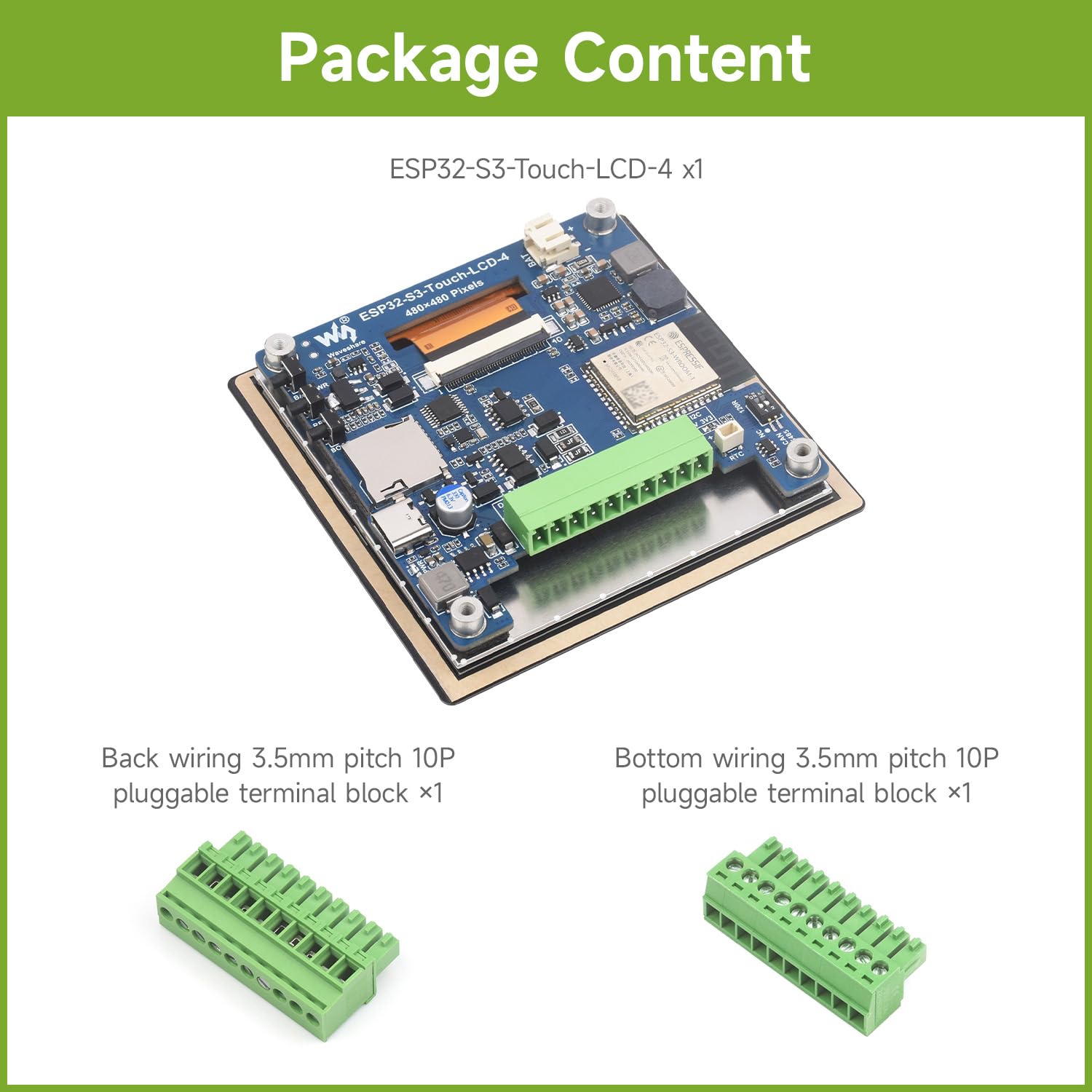 waveshare-esp32-s3-touch-lcd-4-v3-entwicklungsboard-mit-4-zoll-touch-display-480 image 2