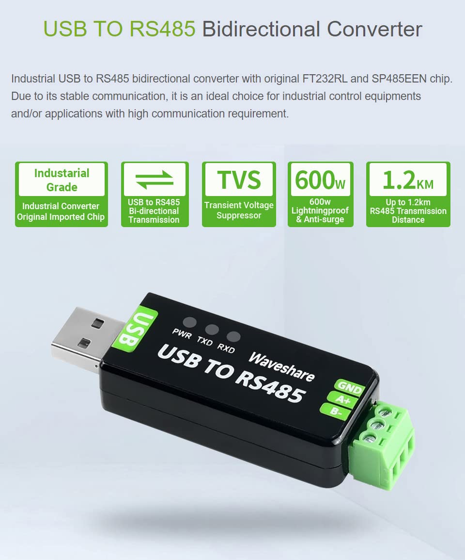 waveshare-industrial-usb-zu-rs485-konverter-mit-ft232rnl-und-sp485een-2-st-ck image 3
