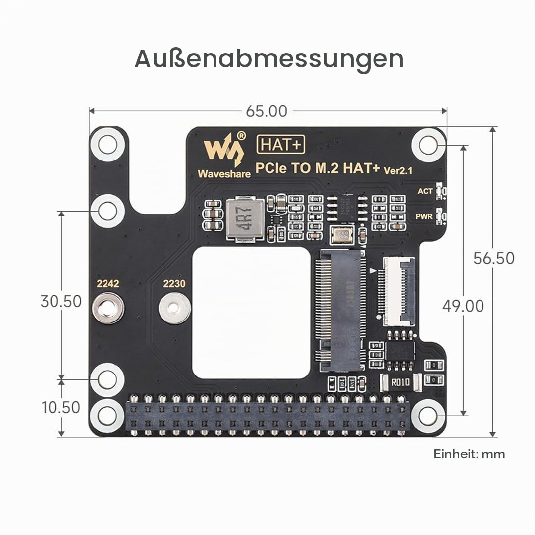 waveshare-pcie-zu-m-2-adapter-f-r-raspberry-pi-5-nvme-ssd-2230-2242 image 8