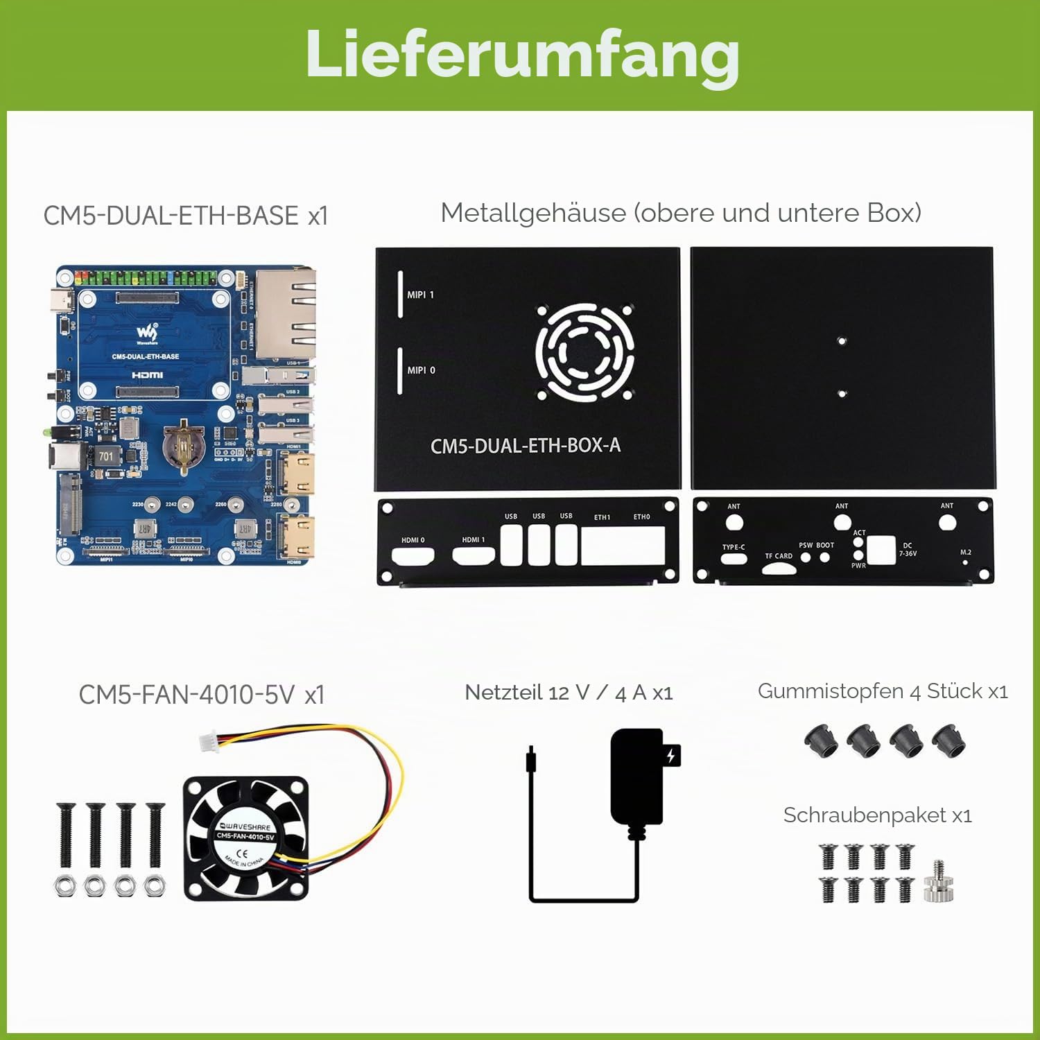 waveshare-dual-ethernet-base-board-mit-metallgeh-use-f-r-raspberry-pi-cm5-gigabi image 2