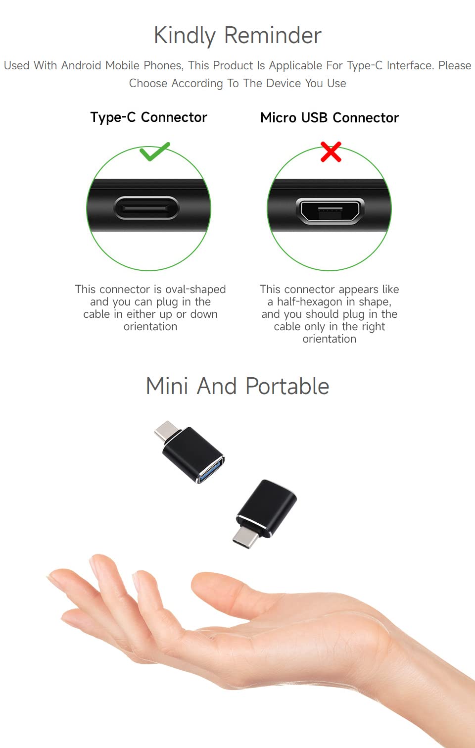 waveshare-usb-type-c-stecker-auf-usb-a-buchse-adapter image 3