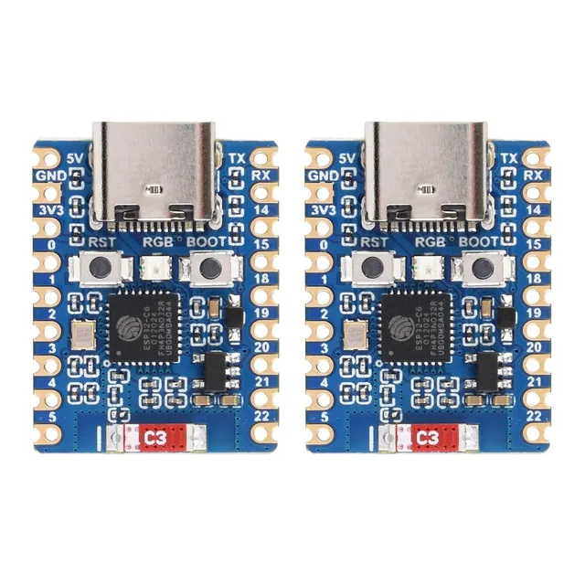 waveshare-esp32-c6-zero-2er-set-mini-entwicklungsboard-wifi-6-bt5 image 1