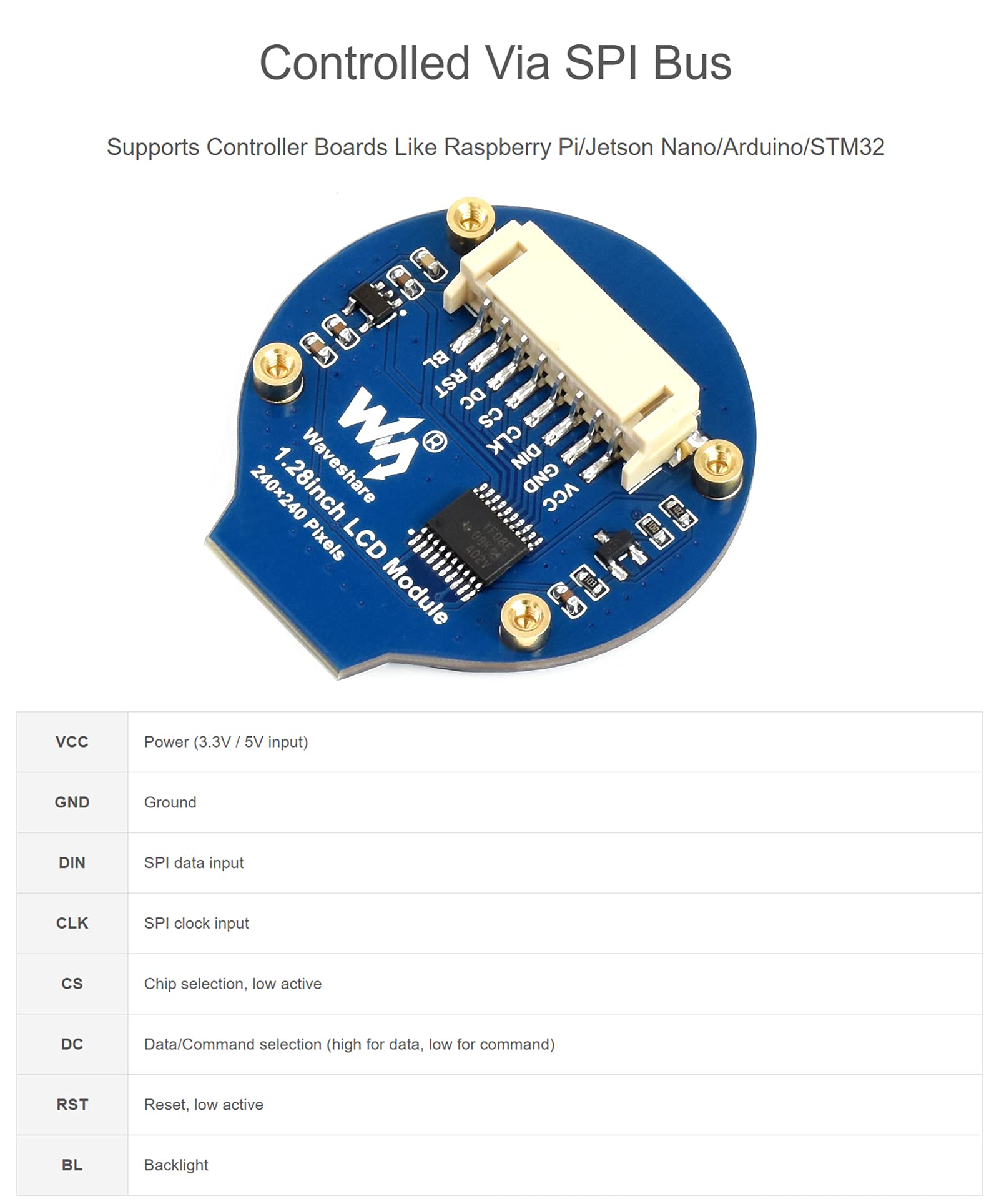 waveshare-1-28-zoll-rundes-lcd-display-240x240-ips-mit-spi-und-gc9a01-f-r-raspbe image 5