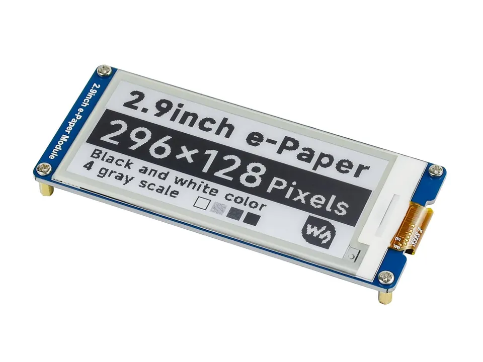 waveshare-2-9-zoll-e-paper-display-modul-kit-296x128-e-ink-spi-bildschirm image 1