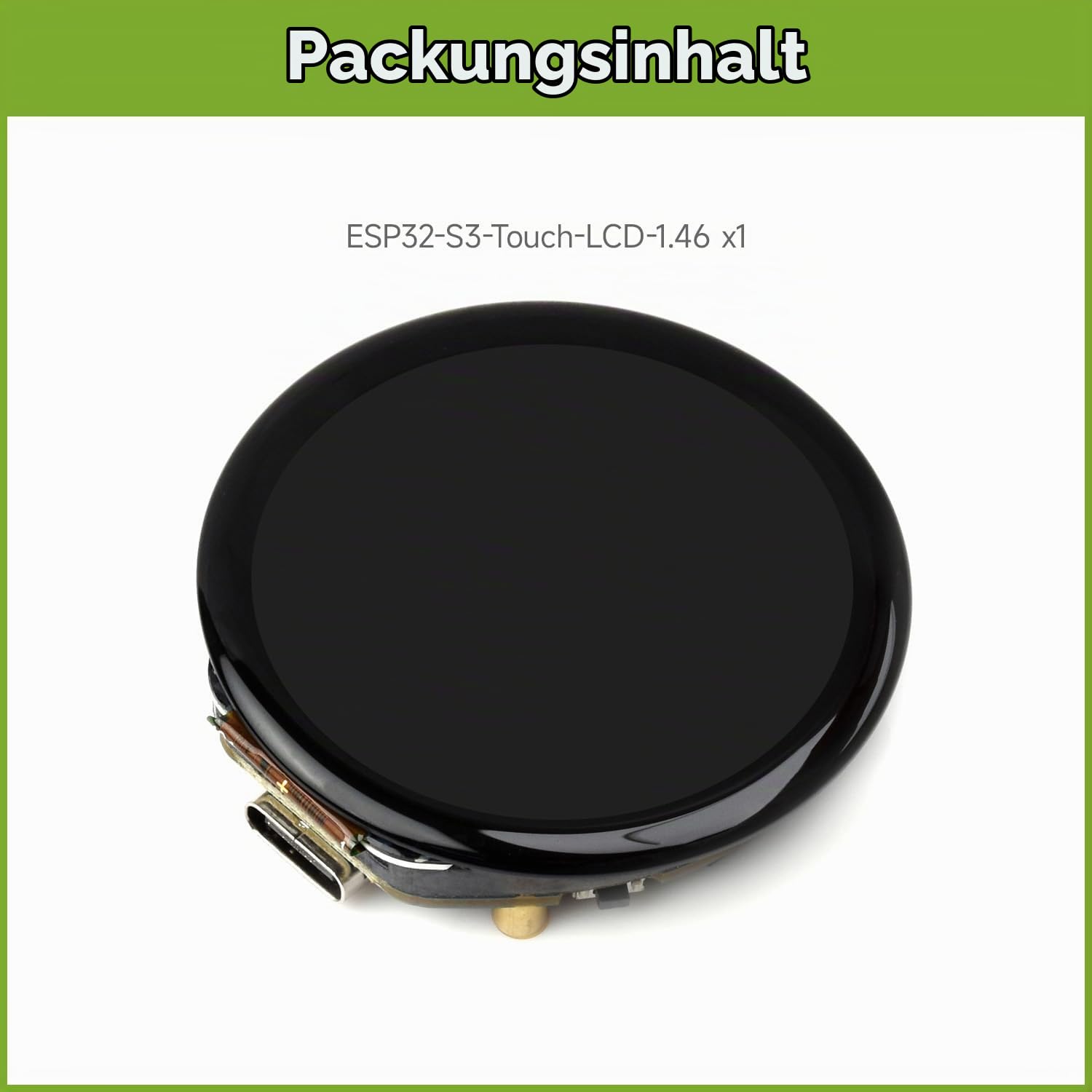 waveshare-esp32-s3-1-46-zoll-rund-display-entwicklungsboard-412x412-touch-wifi-b image 2