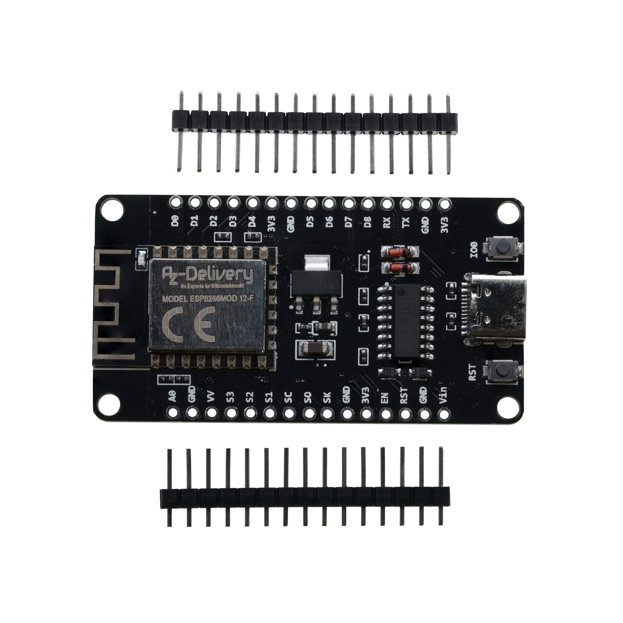 az-delivery-nodemcu-lolin-v3-esp8266-esp-12f-wifi-board-usb-c-ch340 image 5