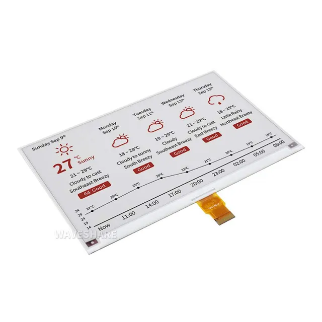 waveshare-7-5-zoll-tri-color-e-ink-raw-display-800x480-rot-schwarz-wei-ohne-pcb image 1