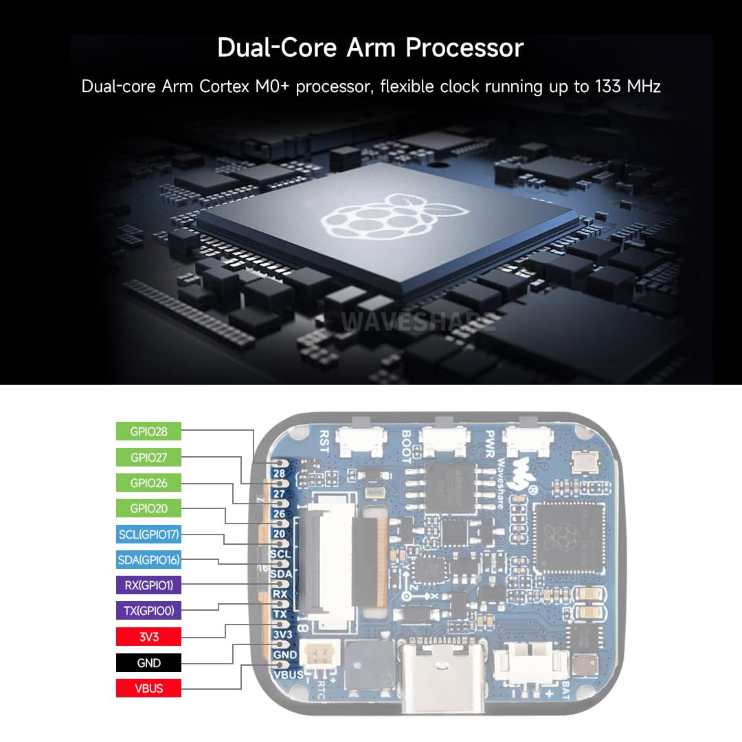 waveshare-rp2040-entwicklungsboard-1-69-zoll-touch-lcd-240x280-mit-rtc-und-buzze image 5