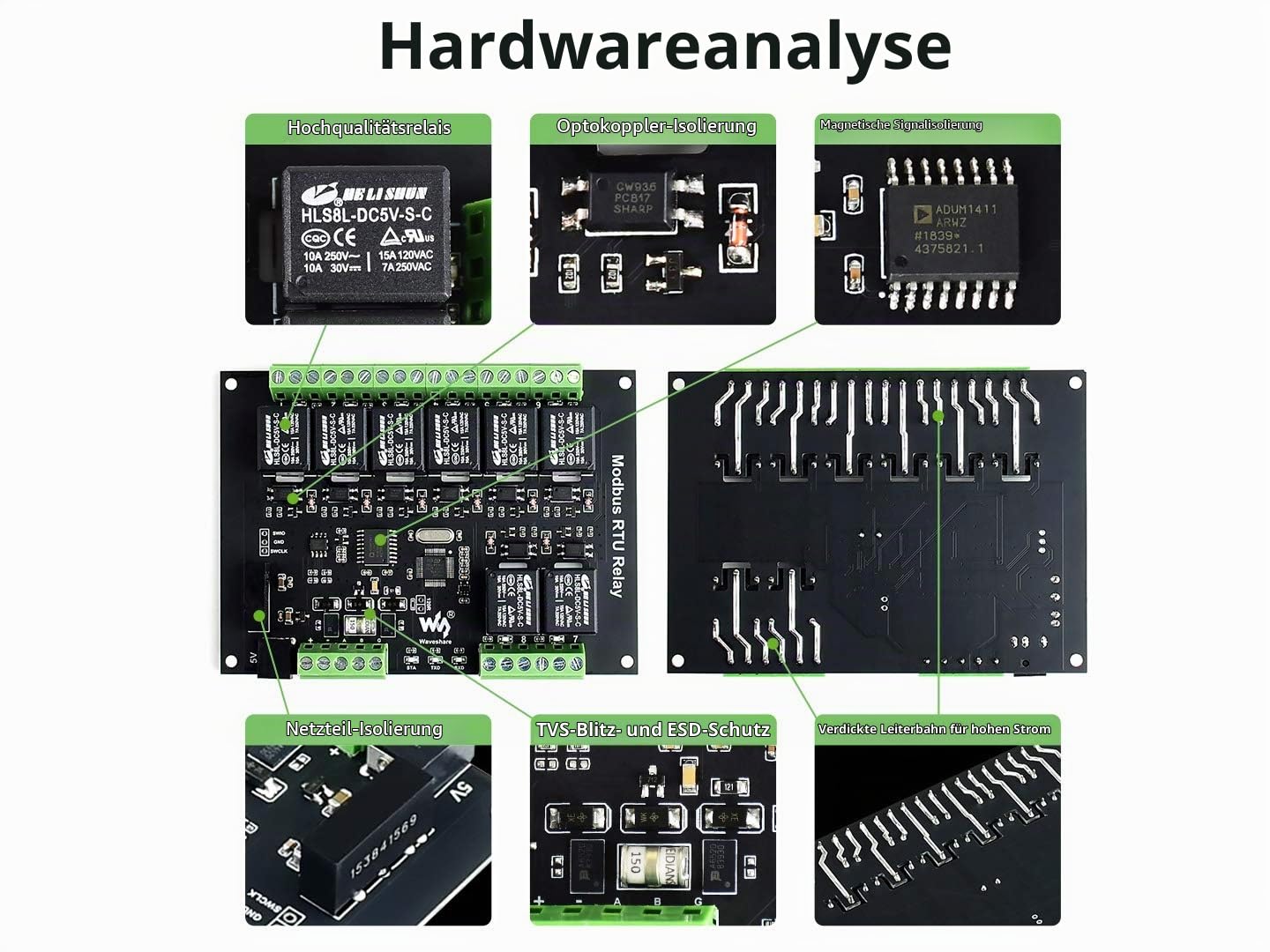 waveshare-industrielles-modbus-rtu-relaismodul-8-kanal-mit-rs485 image 4
