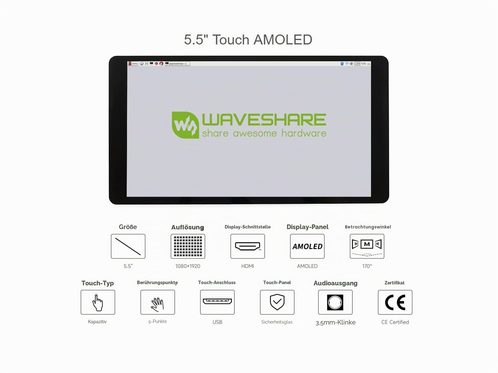 waveshare-5-5-zoll-hdmi-amoled-display-1920x1080-kapazitiver-touch-mit-hartglas image 3