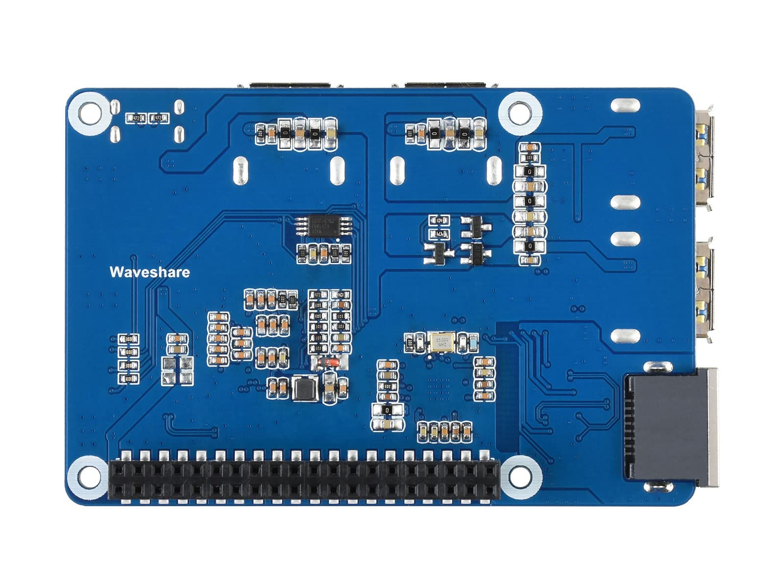 waveshare-usb-3-2-gen1-gigabit-ethernet-hub-hat-f-r-raspberry-pi image 3