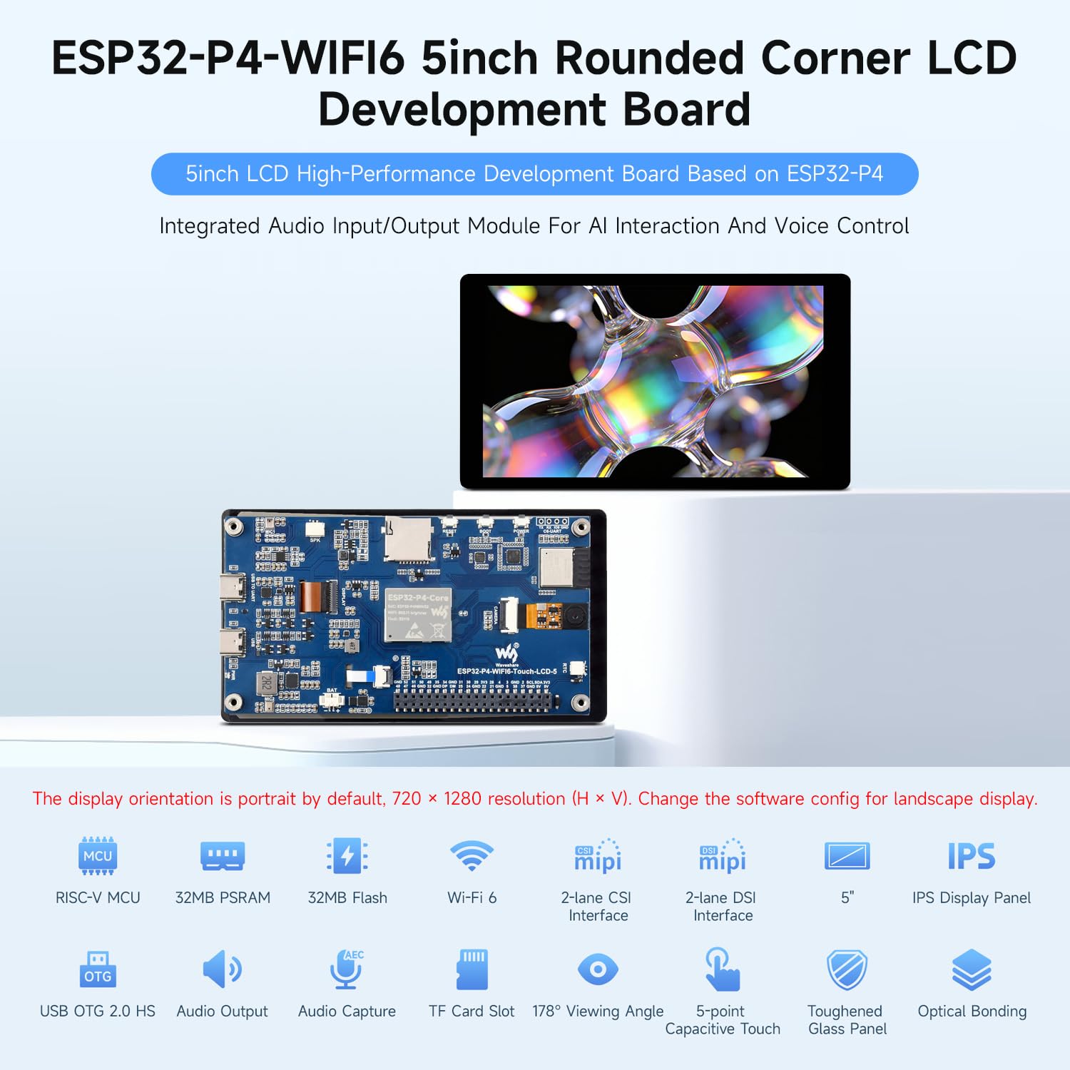 waveshare-esp32-p4-wifi6-5-zoll-touch-lcd-entwicklungsboard-720x1280-mit-ov5647- image 3