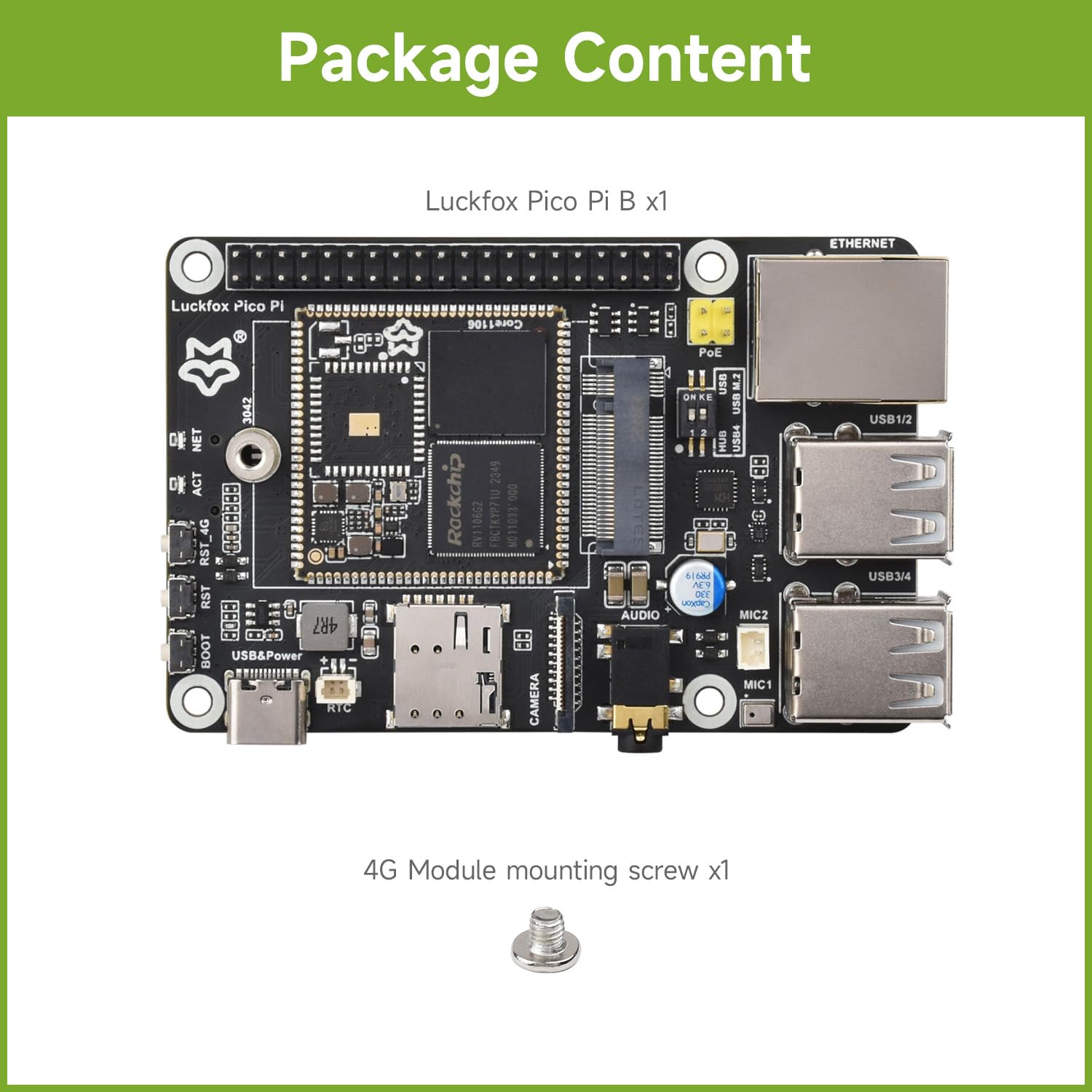 waveshare-luckfox-pico-pi-b-linux-mikro-entwicklungsboard-rv1106g2-0-5tops-128mb image 2