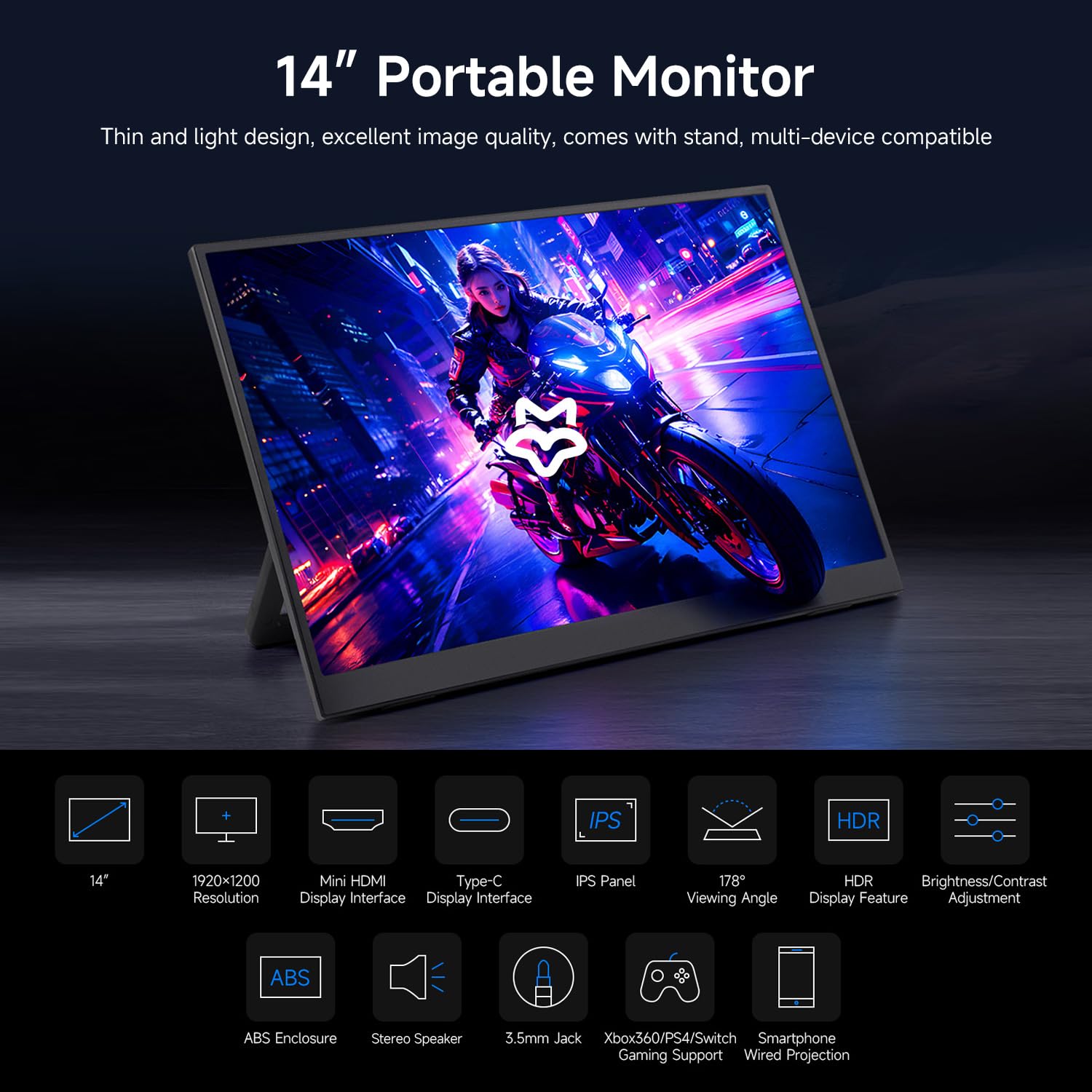 waveshare-14-zoll-tragbarer-monitor-ips-1920x1200-full-hd-mini-hdmi-100-srgb-hdr image 3