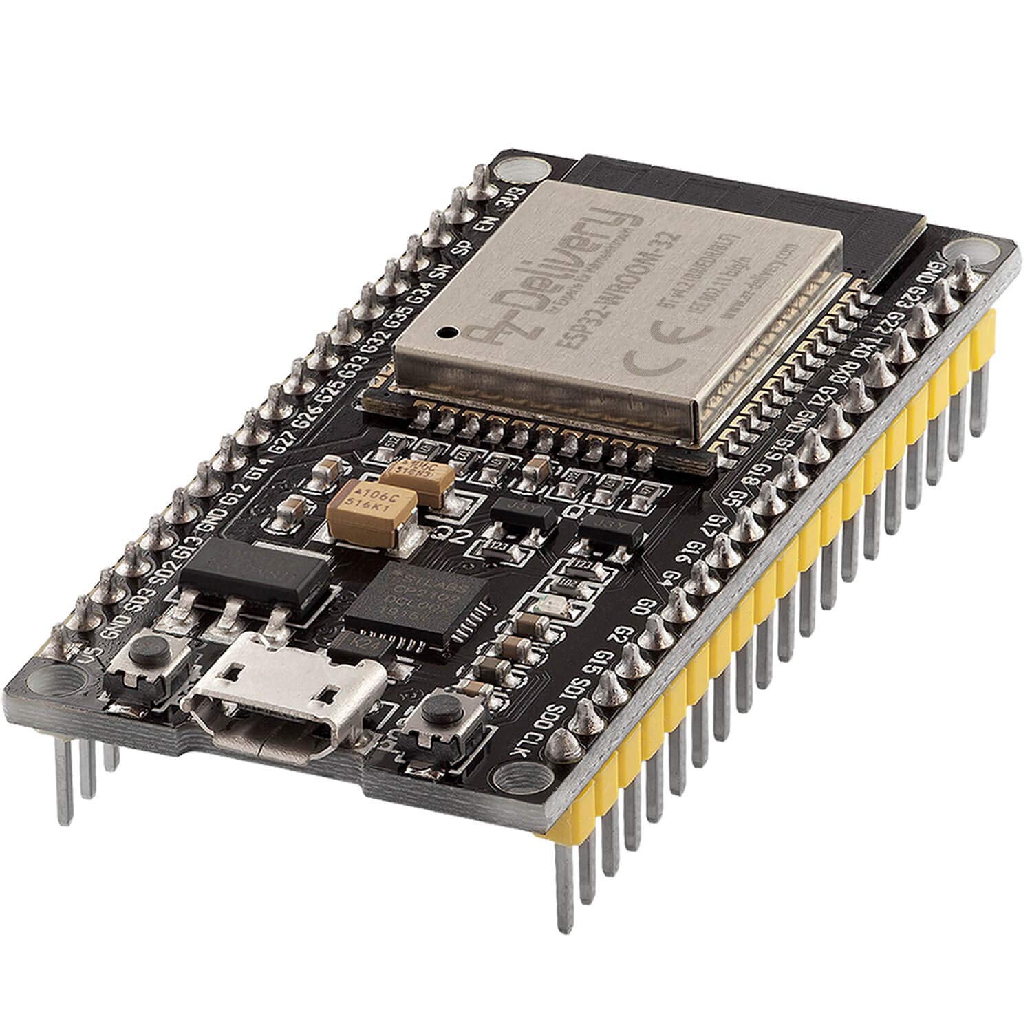az-delivery-esp32-nodemcu-dev-kit-c-v2-development-board-mit-cp2102-esp32-dual-c image 1