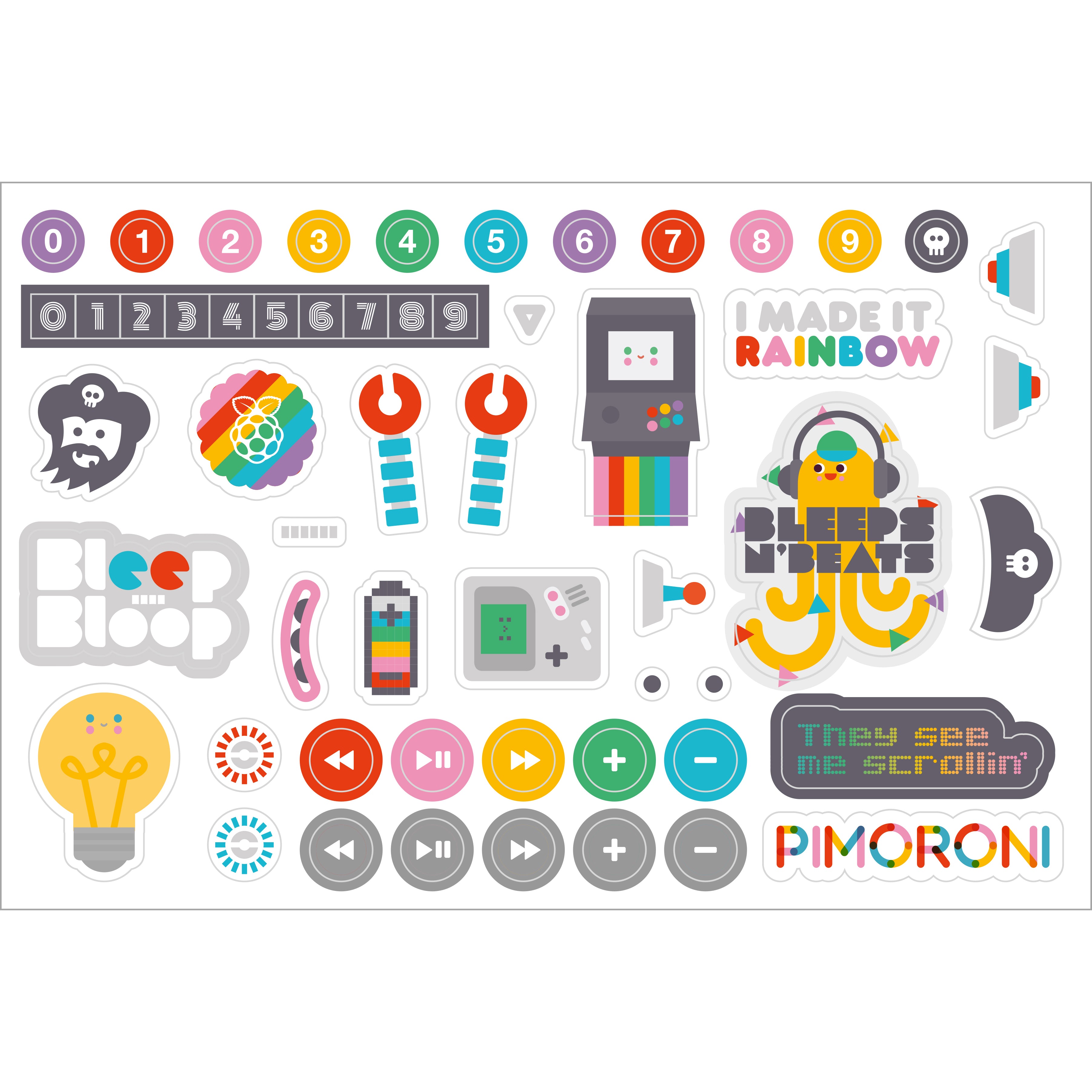 pimoroni-super-sticker-selection-sticker-set-f-r-pibow-laptop-maker-projekte image 3