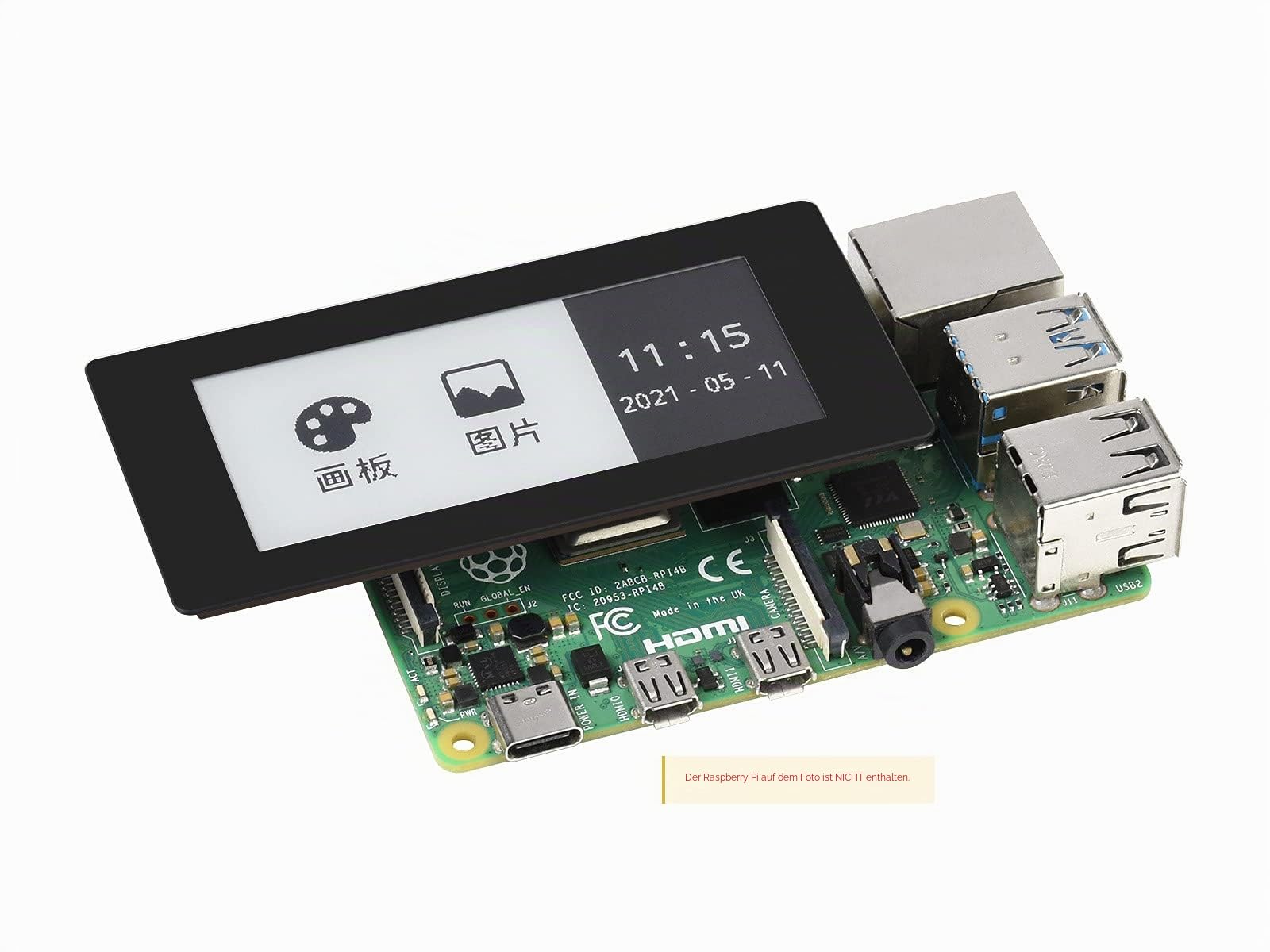 waveshare-2-9-zoll-touch-e-paper-hat-f-r-raspberry-pi-296x128-schwarz-wei-kapazi image 3