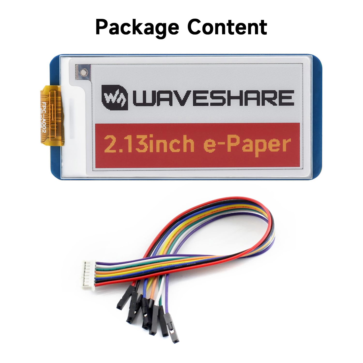 waveshare-2-13-zoll-e-paper-hat-g-e-ink-display-250x122-f-r-raspberry-pi image 2