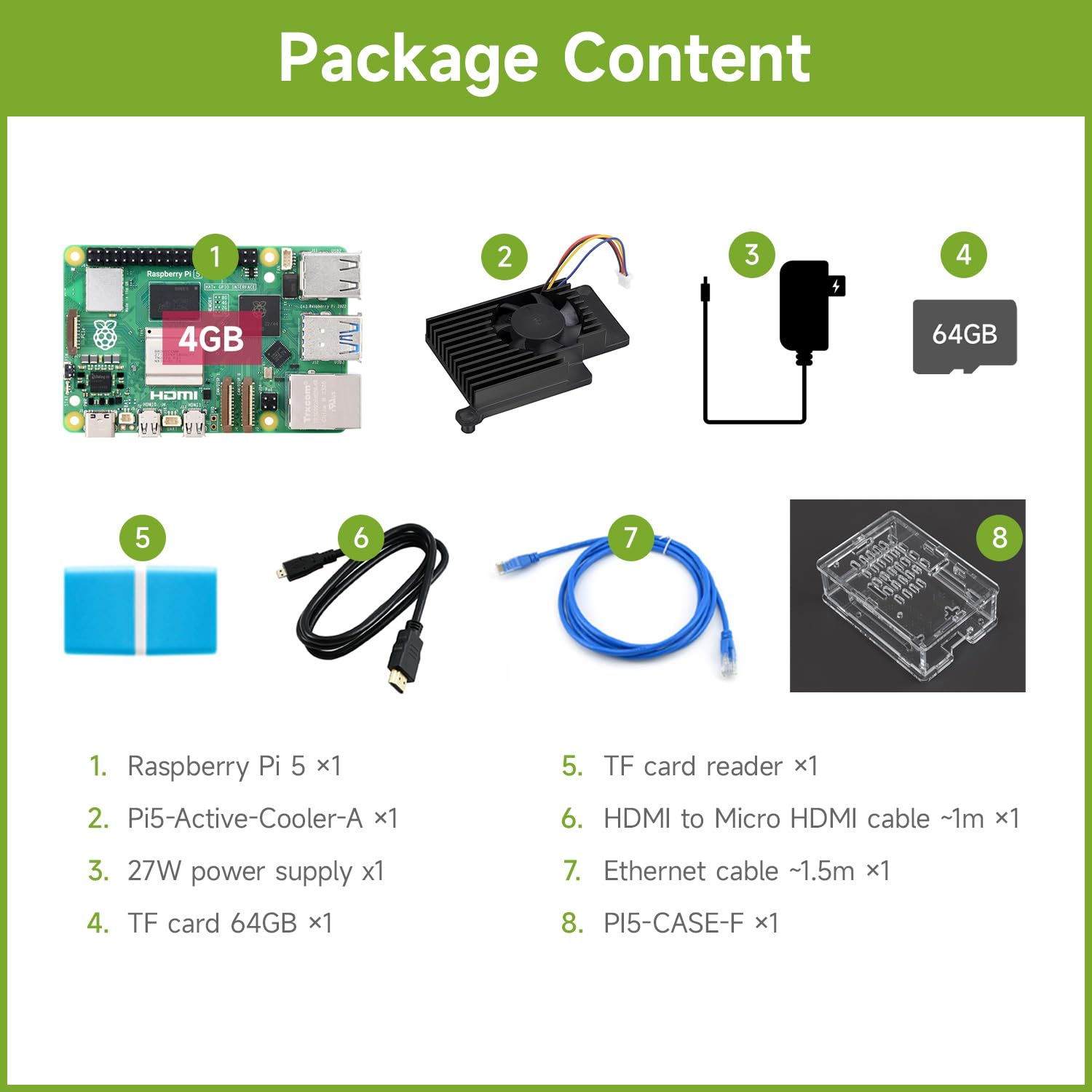 waveshare-starter-kit-f-r-raspberry-pi-5-4gb-mit-64gb-k-hler-und-case-8-teile image 2