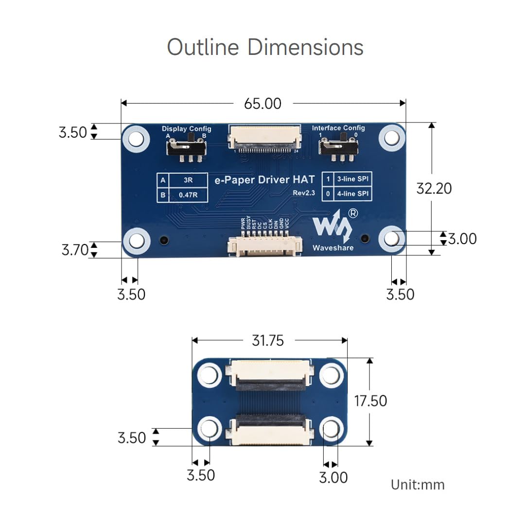 waveshare-e-paper-driver-hat-f-r-raspberry-pi-nucleo-jetson-nano-f-r-spi-e-paper image 7