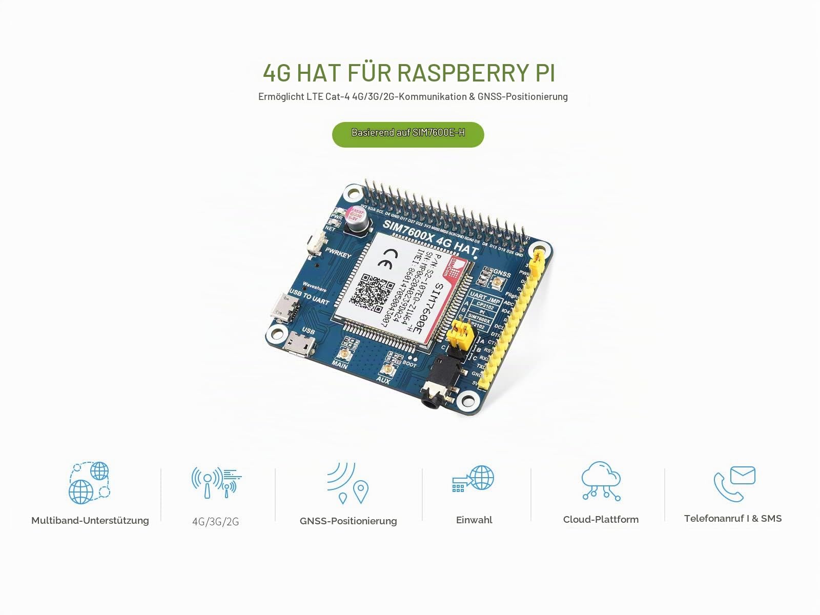 waveshare-sim7600e-h-4g-3g-2g-gnss-hat-f-r-raspberry-pi-lte-cat4-150-mbit-s image 4