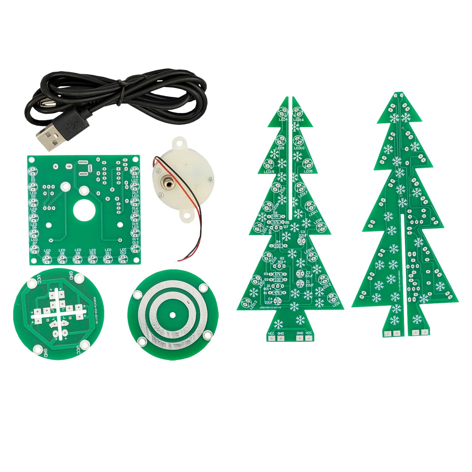 az-delivery-diy-led-weihnachtsbaum-kit-l-tbausatz-drehend-mit-leds-und-usb-ansch image 4