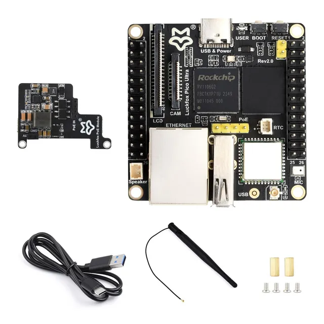 waveshare-luck-fox-pico-ultra-rv1106-board-mit-wlan-poe-modul-cortex-a7-npu-isp image 1