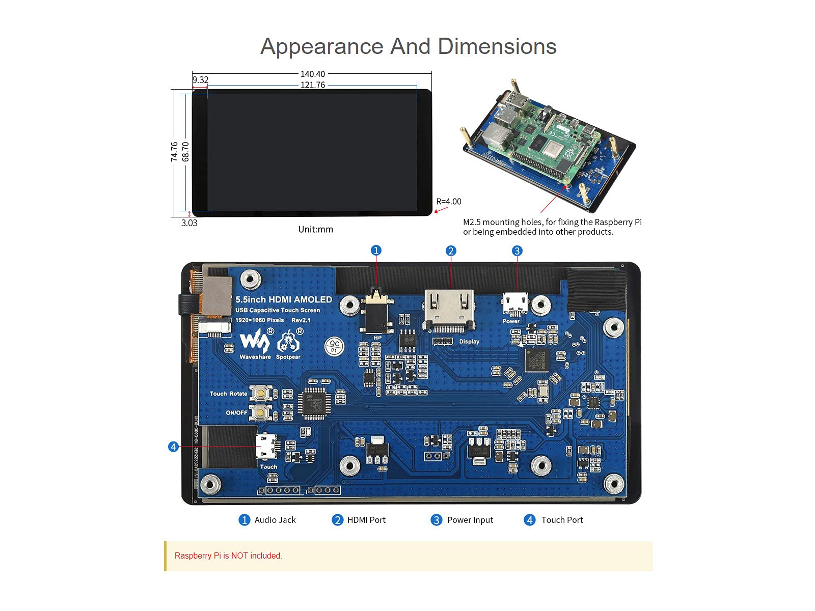 waveshare-5-5-zoll-hdmi-amoled-display-1920x1080-kapazitiver-touch-mit-hartglas image 7