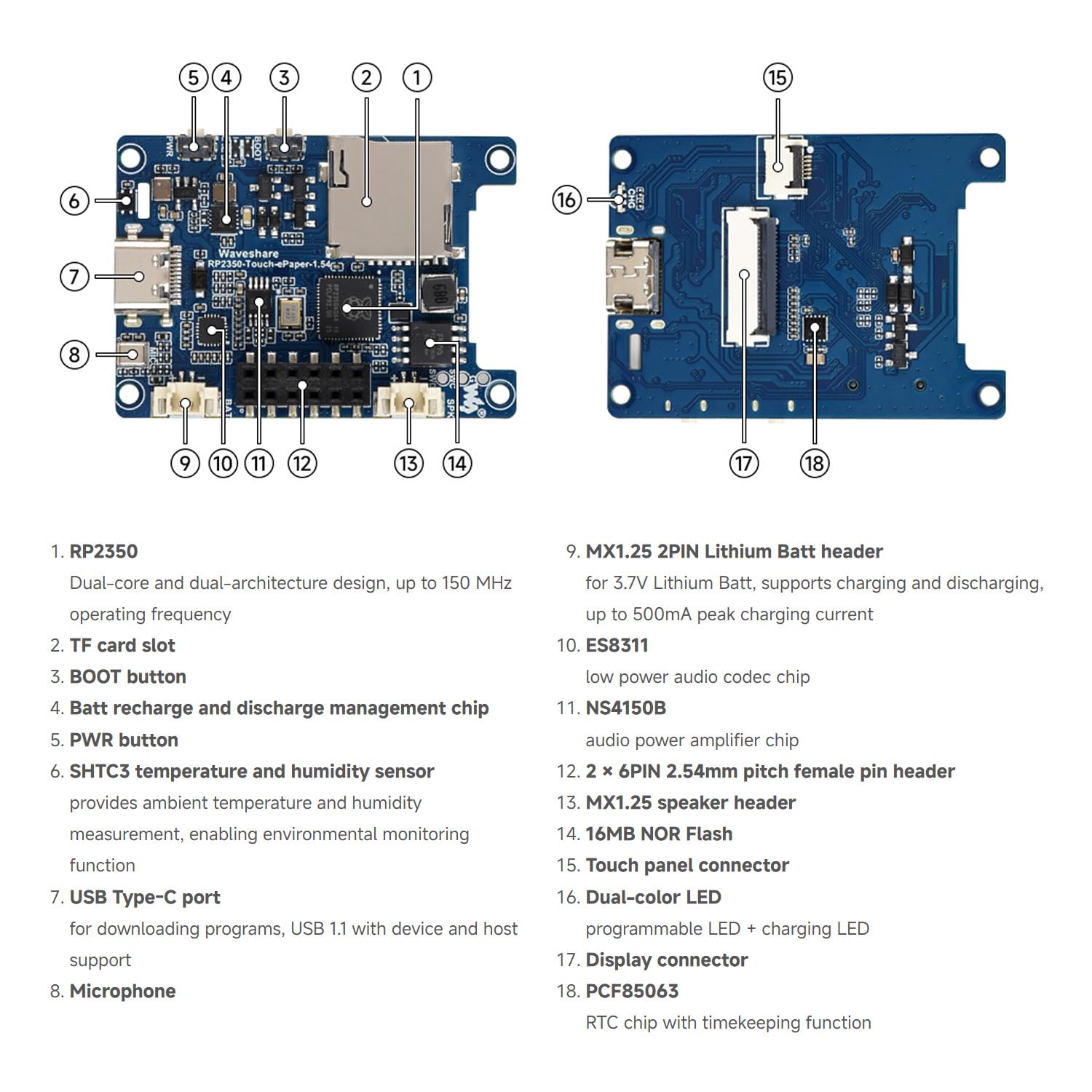 waveshare-rp2350a-1-54-zoll-e-paper-entwicklungsboard-200x200-mit-touch-und-dual image 7