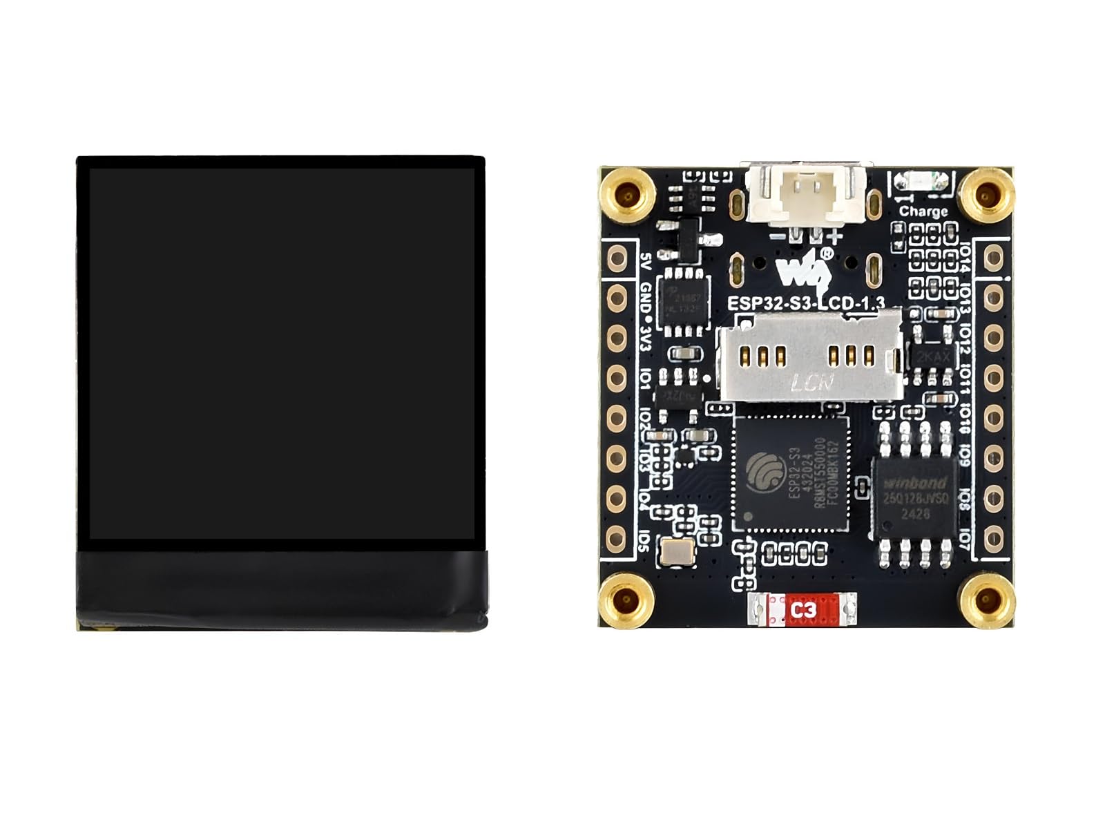 waveshare-esp32-s3-1-3-zoll-display-board-240x240-lcd-6-achs-imu-wifi-bluetooth image 6